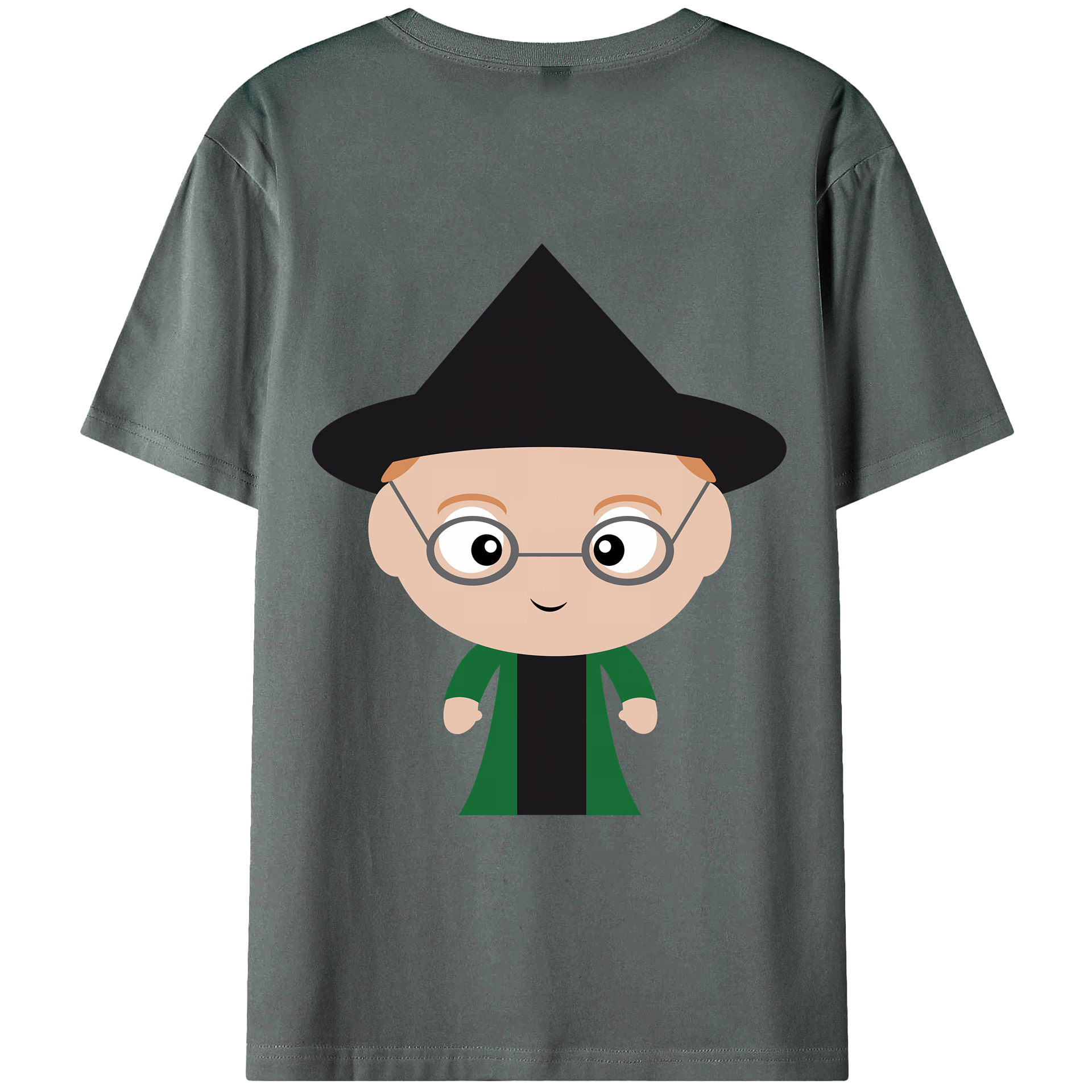 （画像用） Harry Potter ハリー・ポッターシリーズ 綿100％ メンズ半袖Tシャツ（バックプリント） 通気性